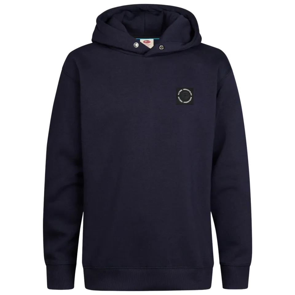 Petrol Industries hoodie met logo - donkerblauw, foto 2