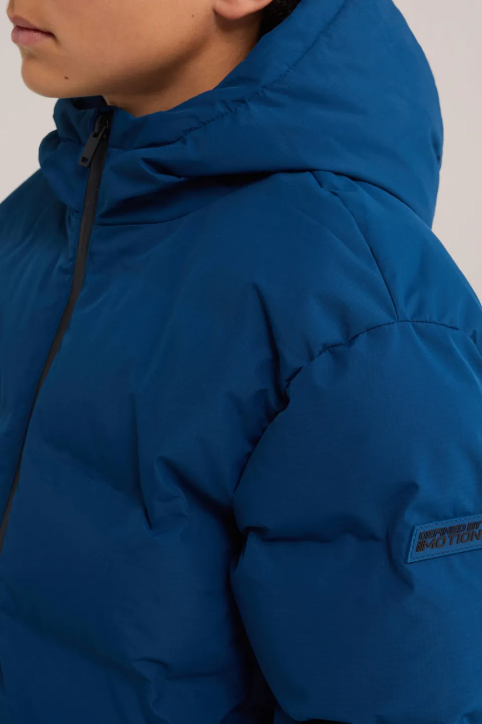 WE Fashion gewatteerde winterjas blauw, foto 6