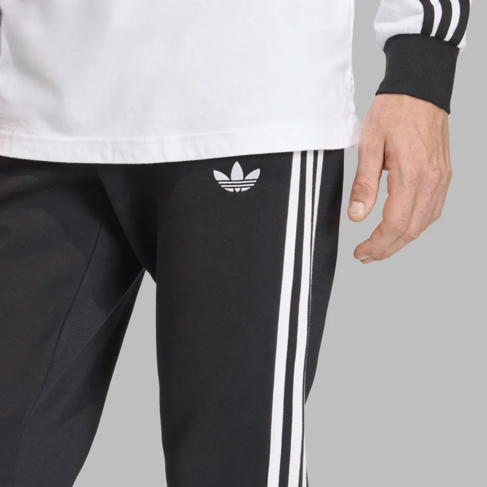 Adidas Originals regular fit gestreepte joggingbroek - zwart/wit, foto 6