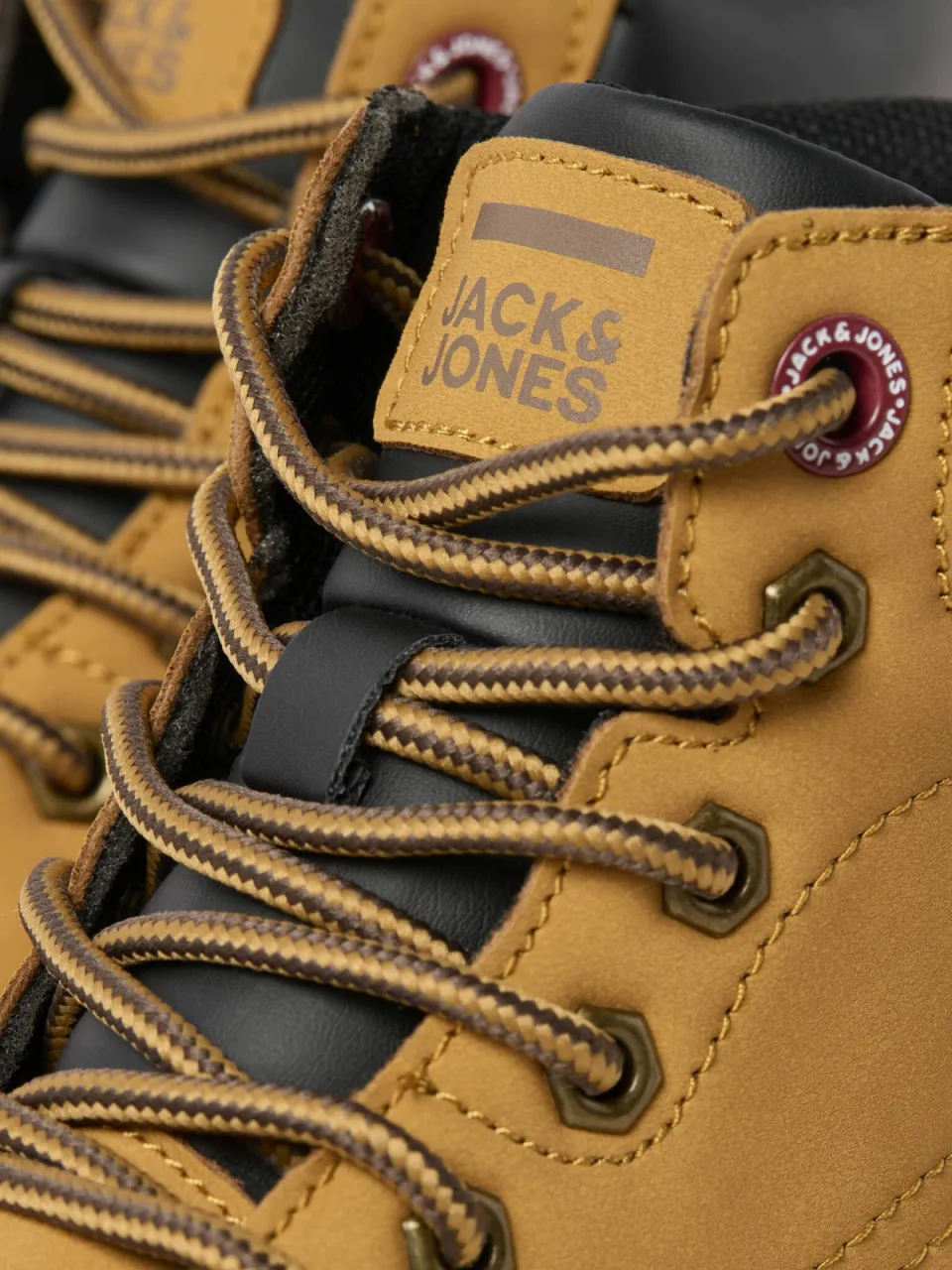 Jack & Jones enkelboots met profielzool - okergeel, foto 7