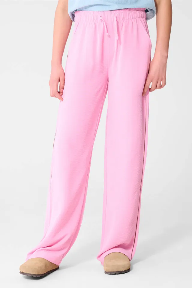 Shoeby Piping Twist broek lichtroze