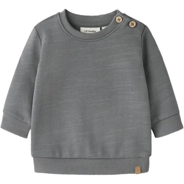 Lil' Atelier BABY loose fit sweater - grijs, foto 2