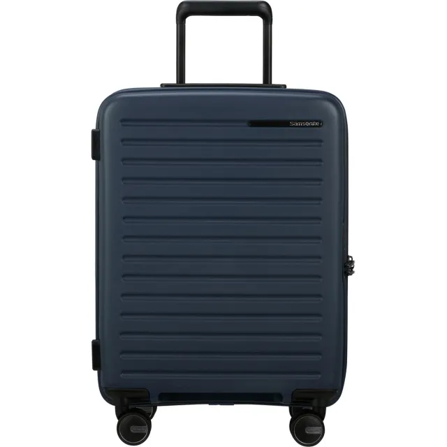 Samsonite Restackd Spinner handbagagekoffer donkerblauw, foto 3