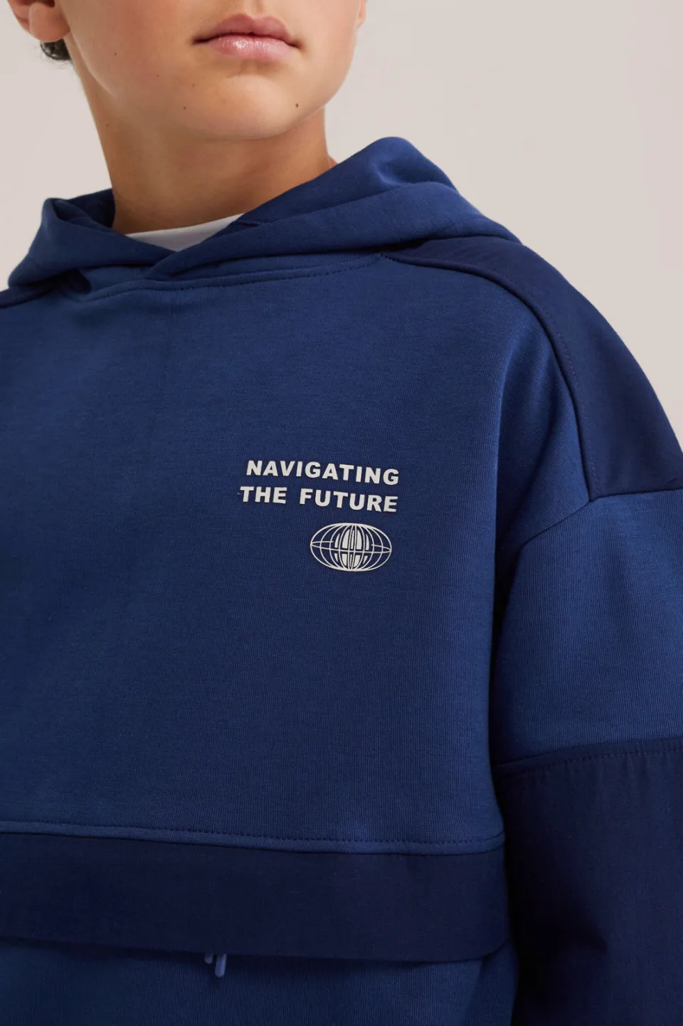 WE Fashion hoodie - donkerblauw, foto 4