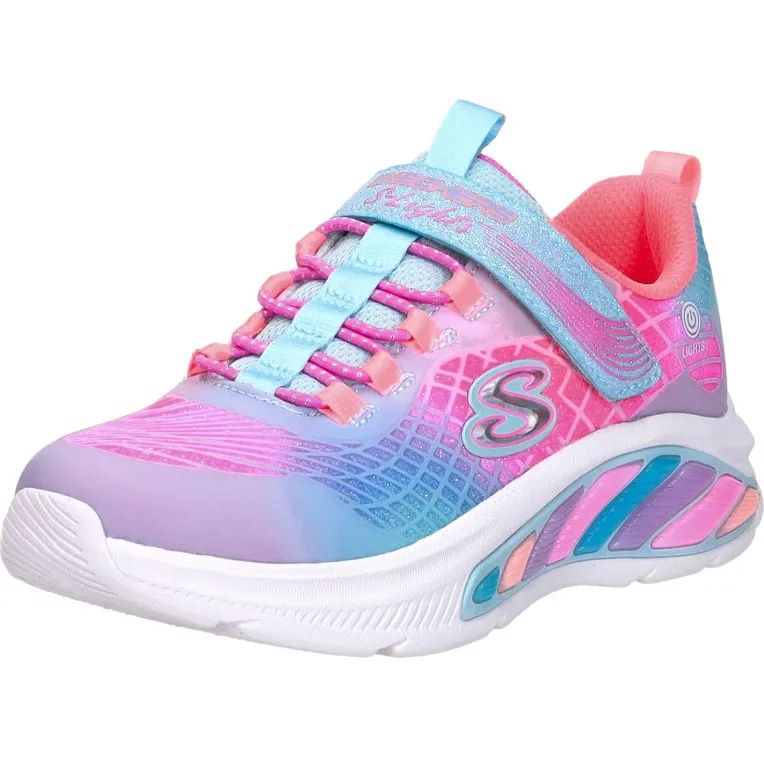 Skechers S-Lights Rainbow Cruisers lage sneakers lichtblauw licht blauw, foto 3