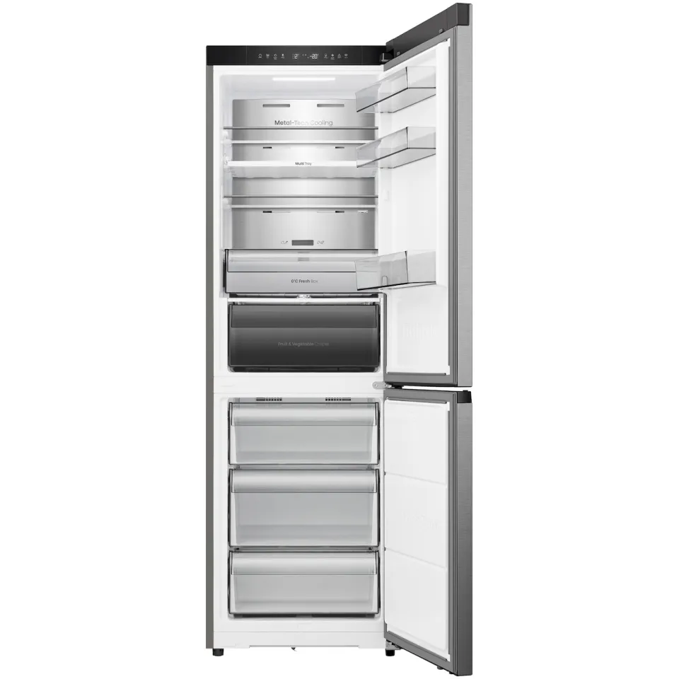 Hisense RB3K330SAIC Koel-vriescombinatie Zilver, foto 2