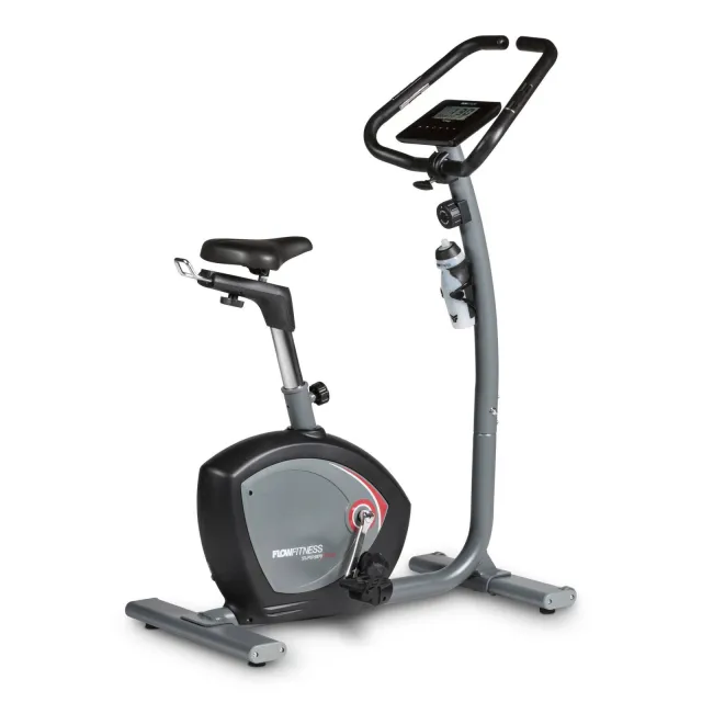 Flow Fitness Turner DHT500 hometrainer zwart Zwart/grijs