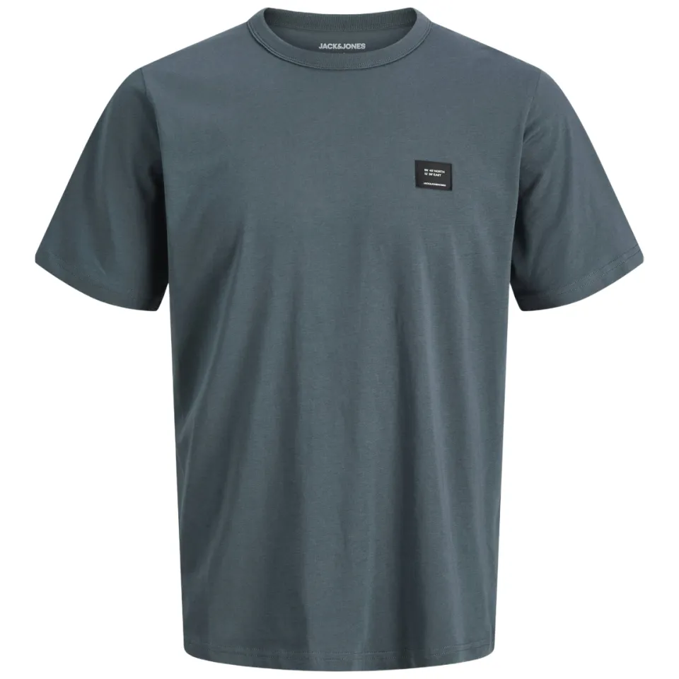 Jack & Jones T-shirt grijsblauw effen, foto 2
