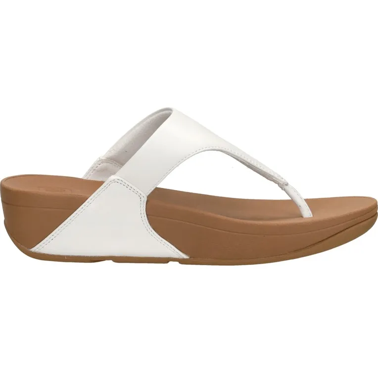 FitFlop Lulu Leather Toepost wit, foto 5