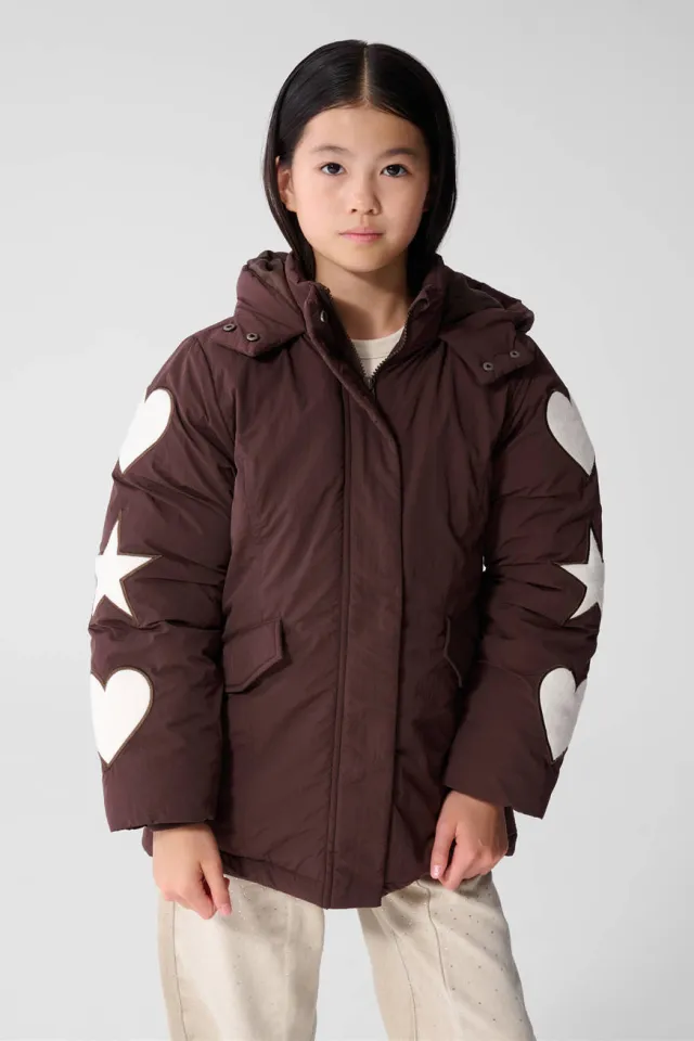 Shoeby winterparka donkerbruin