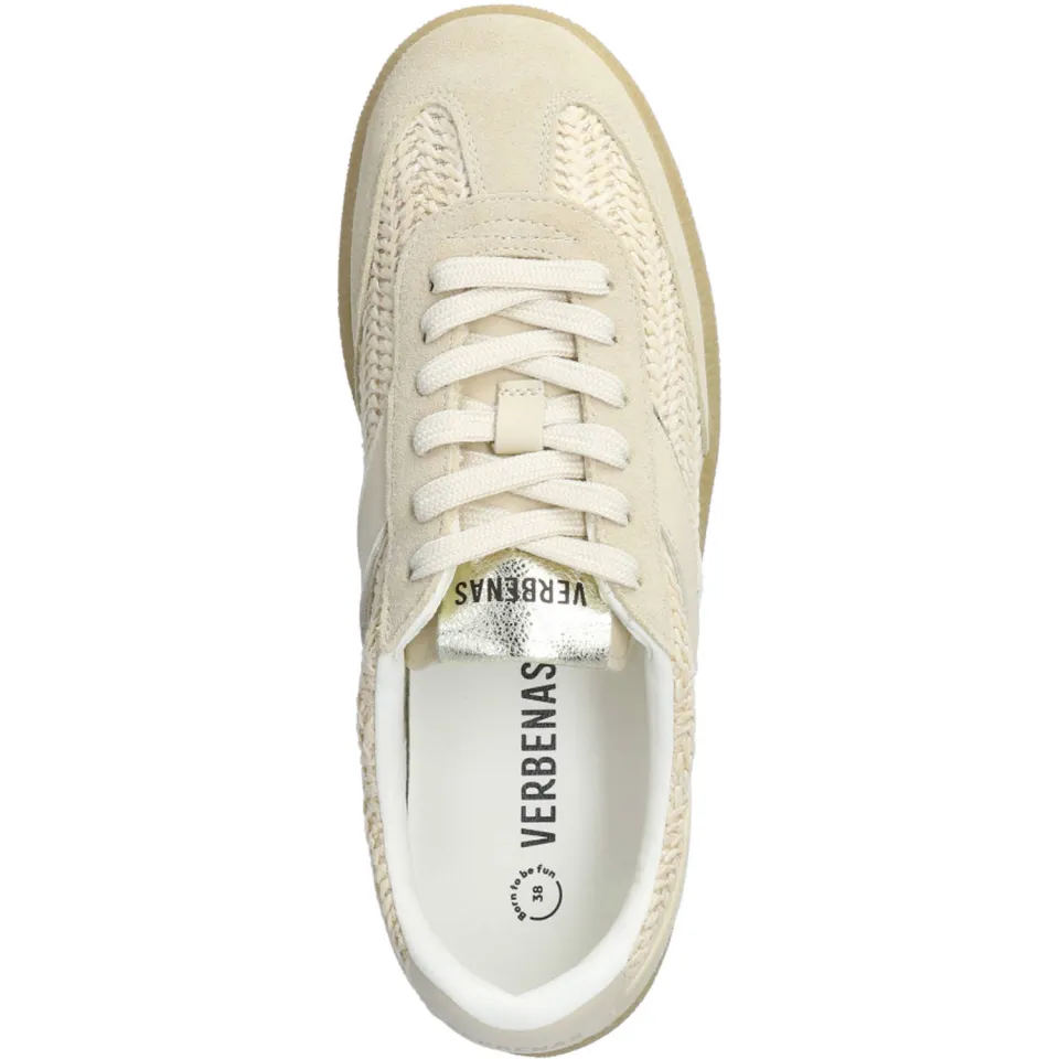 Verbenas leren sneakers beige, foto 5