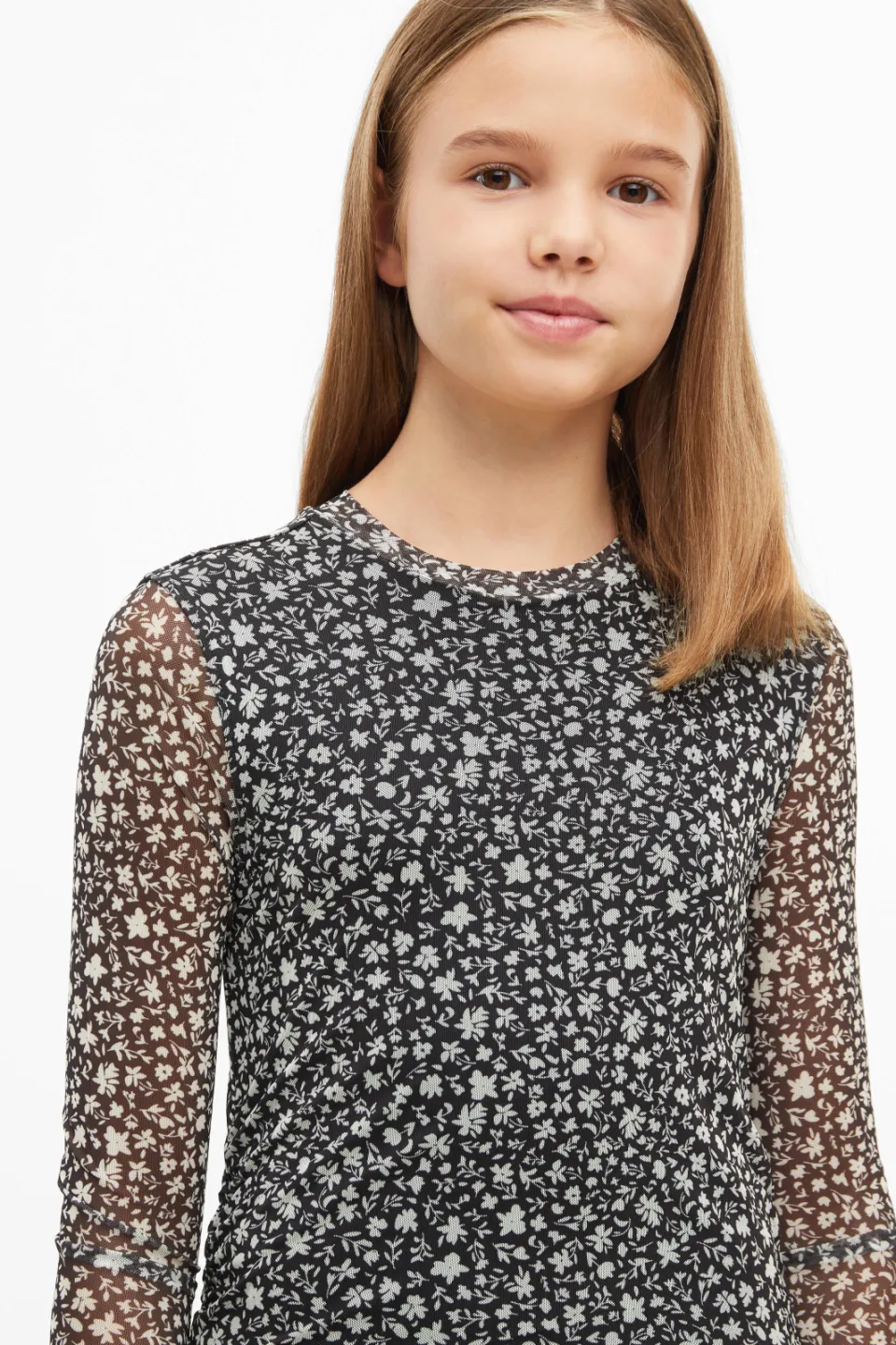 s.Oliver gebloemde longsleeve zwart, foto 5