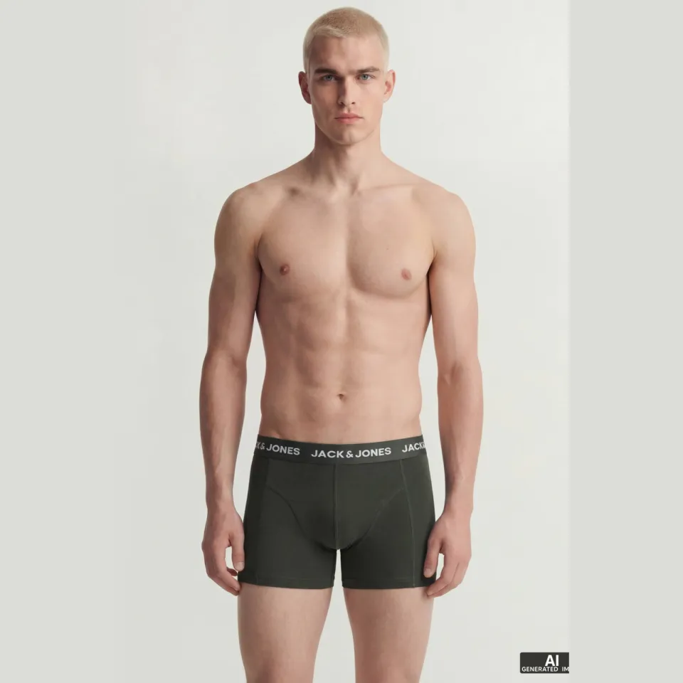 Jack & Jones JACSOLID boxershorts 10-pack donkerrood/groen/blauw/zwart, foto 4