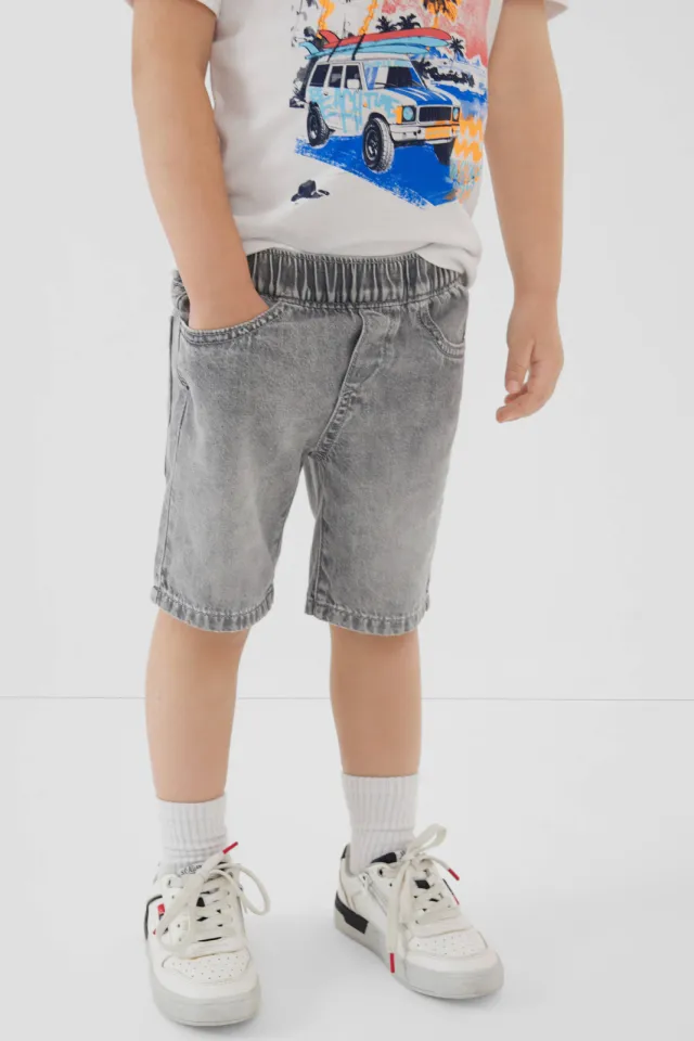 s.Oliver short grey denim