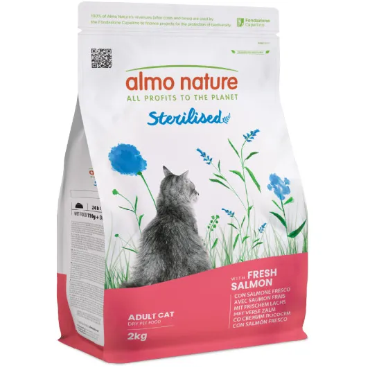 Almo Nature Sterilised zalm kattenvoer