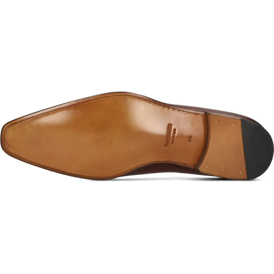 Magnanni 23806 nette veterschoen cognac, foto 4