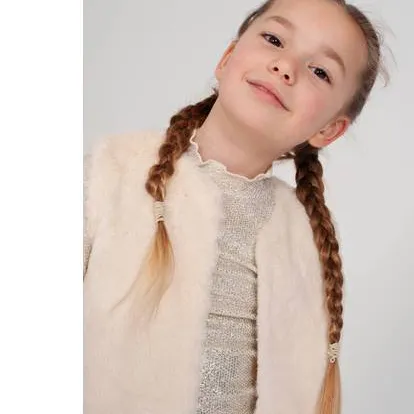 Jubel longsleeve met pailletten offwhite, foto 6
