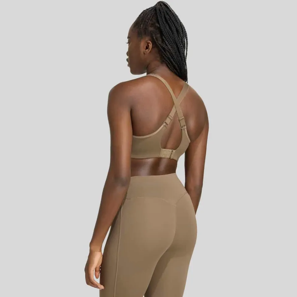 Adidas Optime Workout high support sportbeha bruin, foto 3