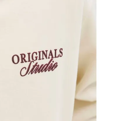 Jack & Jones JUNIOR hoodie met backprint ecru, foto 7