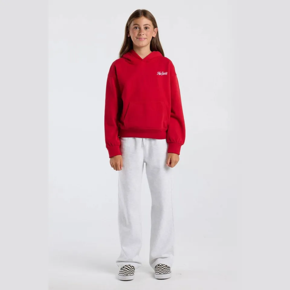 America Today hoodie met backprint - rood, foto 5