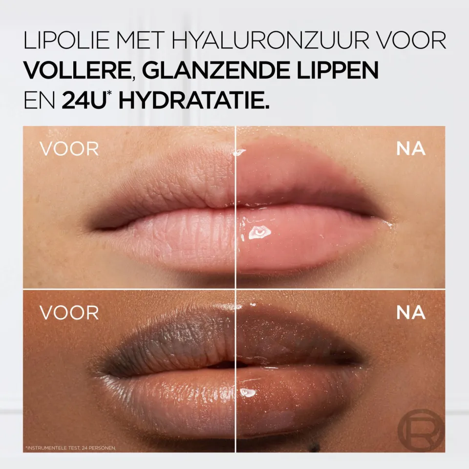 L'oréal Plump Ambition Hyaluron Lip Oil lipgloss 380 Rouge In Love rood, foto 2