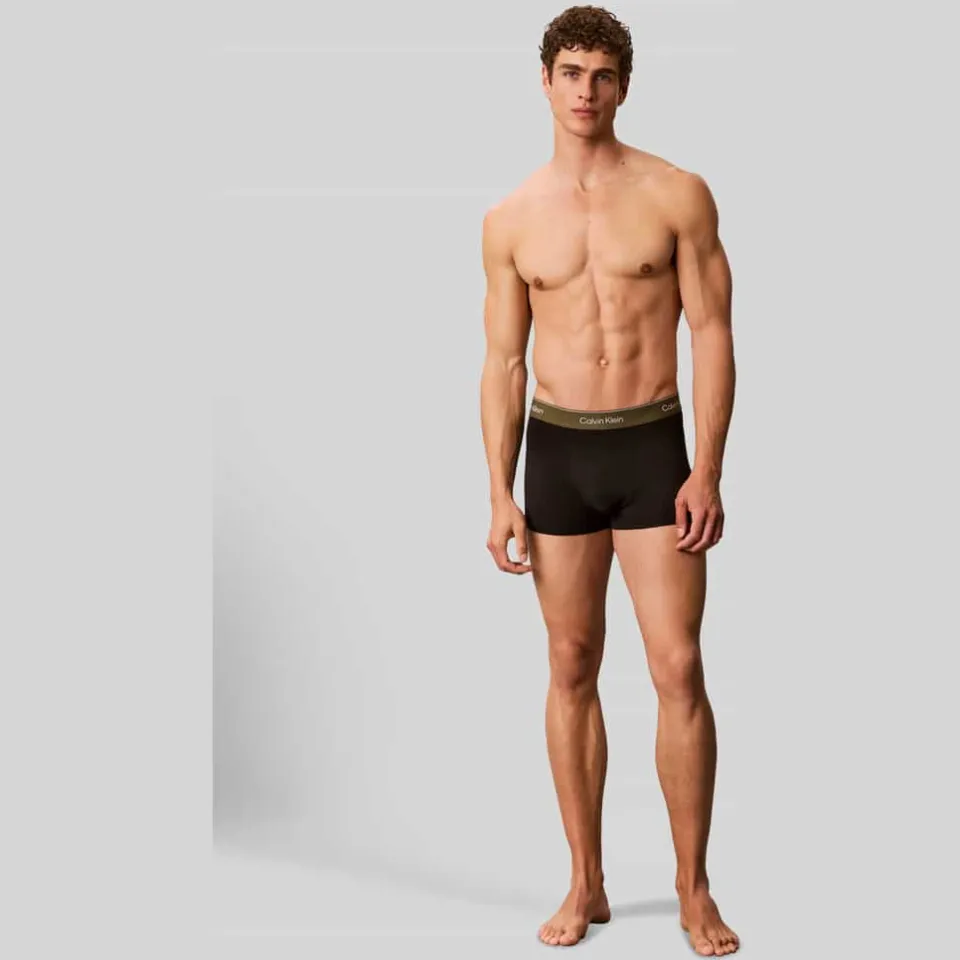 Calvin Klein Icon Cotton Stretch trunks zwart (5-pack)
