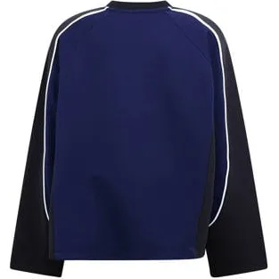 Shoeby oversized longsleeve donkerblauw, foto 4