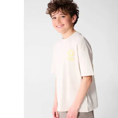 Shoeby T-shirt met backprint ecru, foto 7