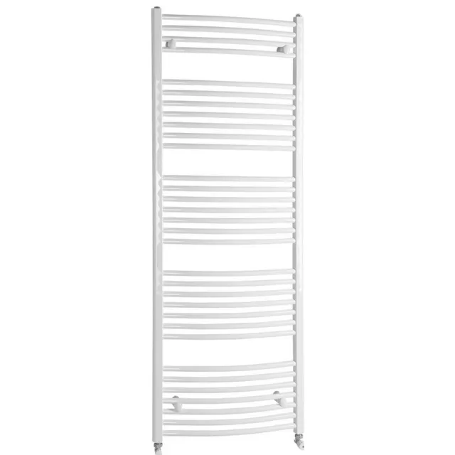 Sapho Handdoekradiator Sapho Aqualine Radiators Gebogen 170x75 cm Wit
