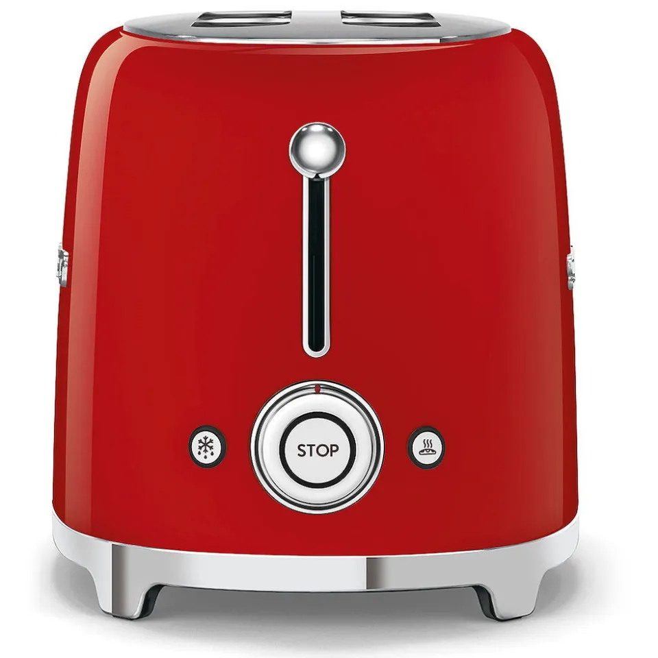 Smeg TSF01RDEU broodrooster rood, foto 4