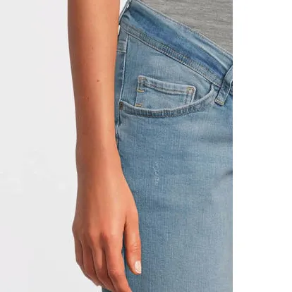LOVE2WAIT straight leg zwangerschapsjeans light wash, foto 6