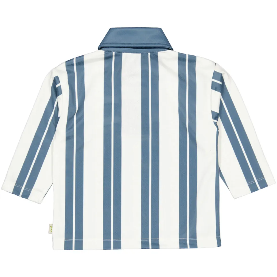 QPI longsleeve gestreept blauw, foto 2