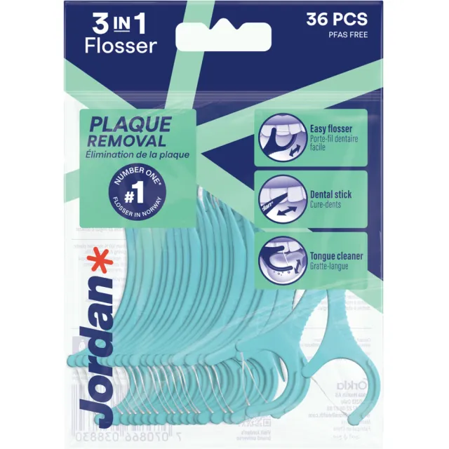 Jordan Flosser 3 in 1 flossdraad