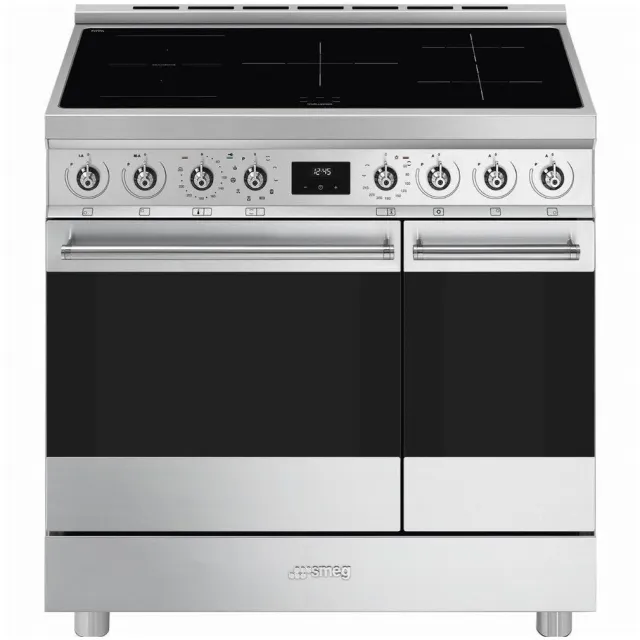 Smeg C92IPX2 inductie fornuis RVS