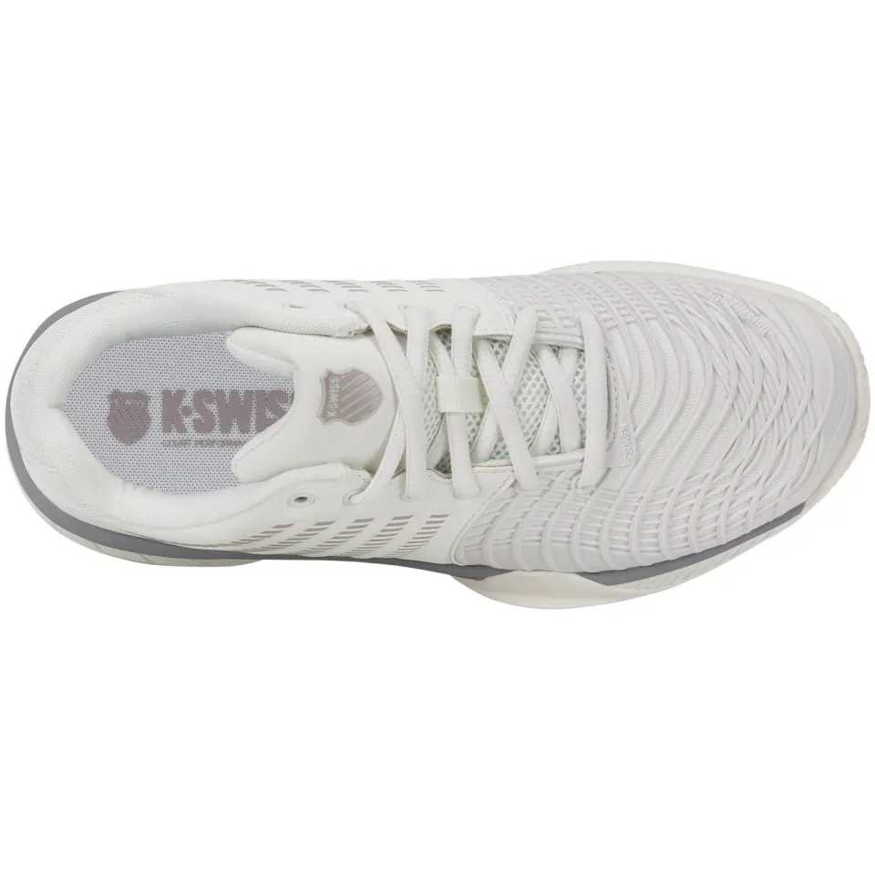 K-Swiss EXPRESS LIGHT 3 CLAY mesh tennisschoenen - wit/grijs, foto 3