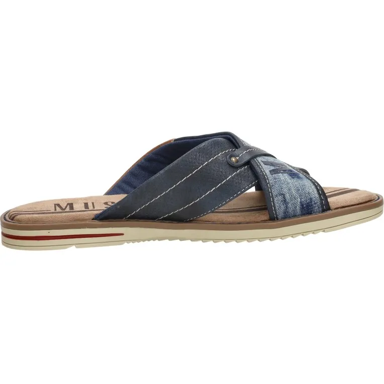 Mustang slippers blauw, foto 2