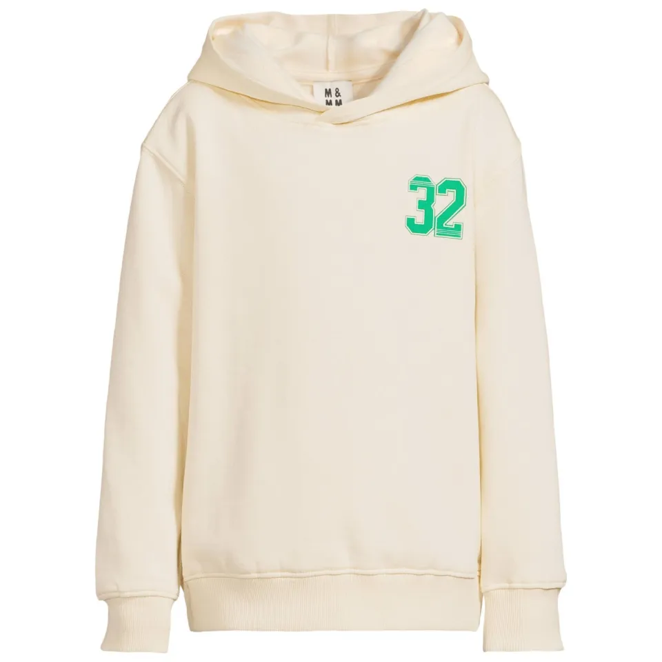 Me & My Monkey hoodie met backprint - ecru, foto 2