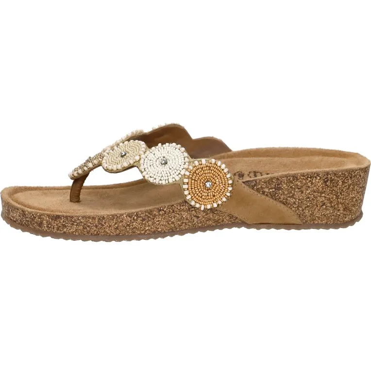 Lazamani Lazamani Slippers beige Suede
