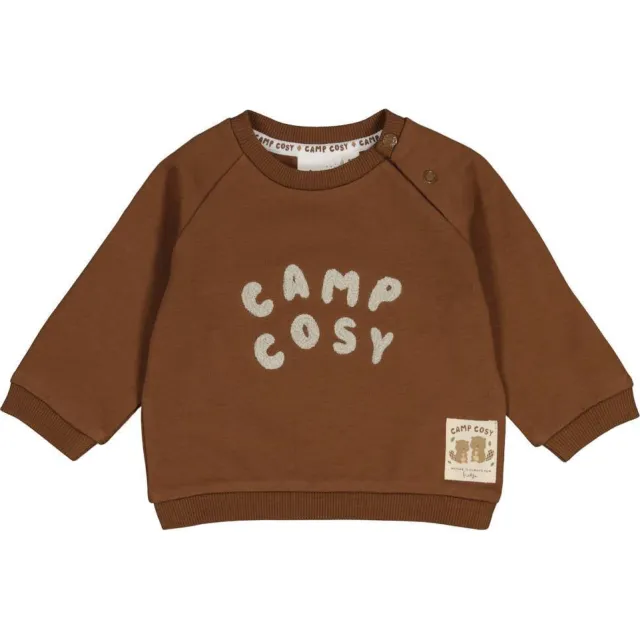 Feetje sweater Tiny Timber Tales - bruin