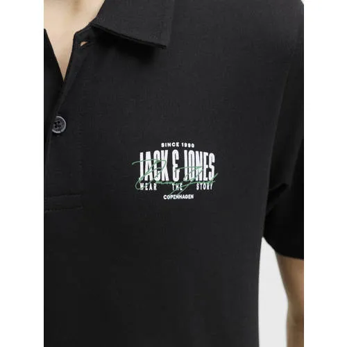 Jack & Jones Junior Jjaero polo zwart, foto 4