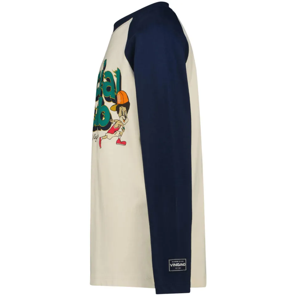 Vingino Hilden oversized longsleeve wit, foto 4