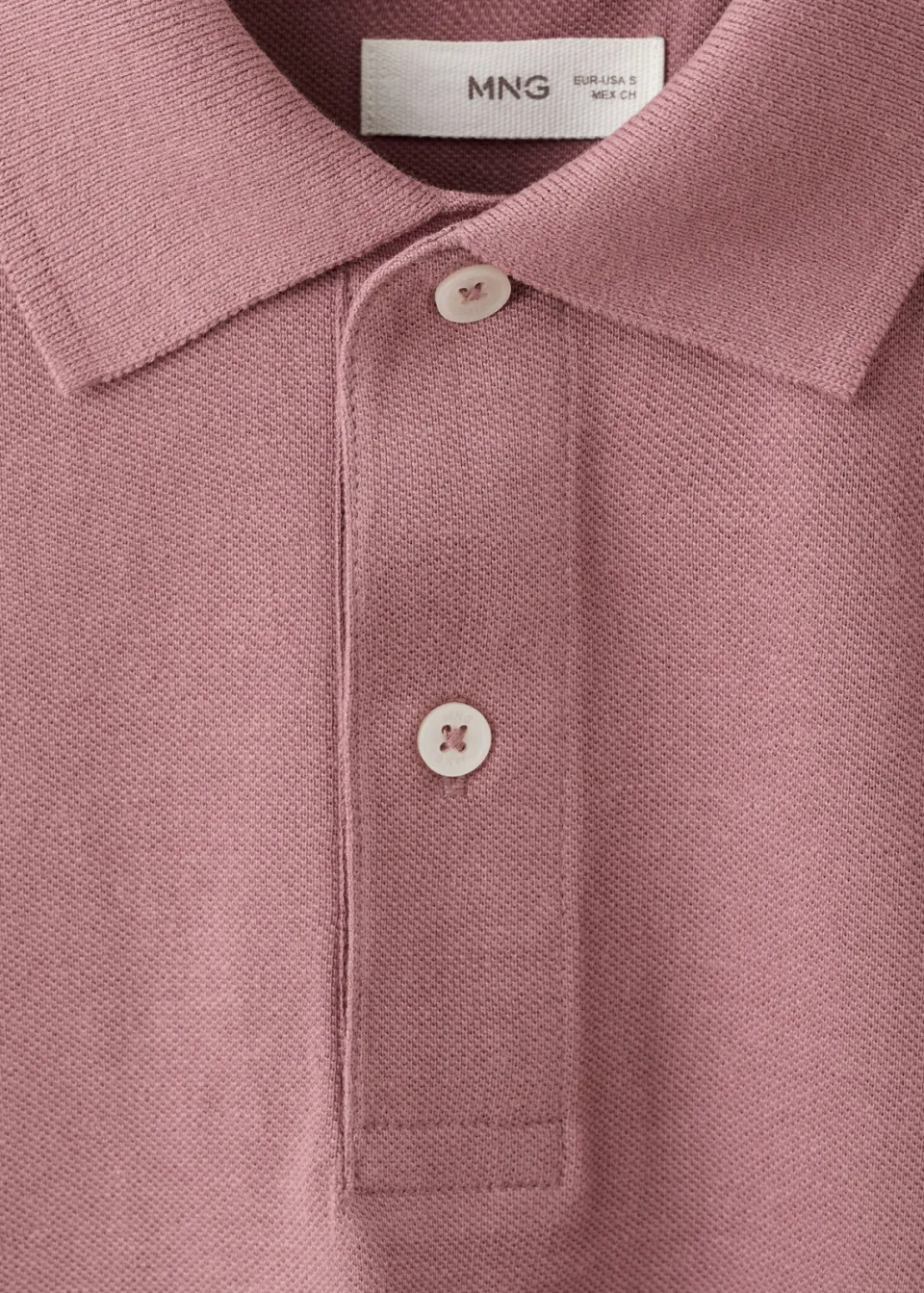 Mango TEEN polo roze, foto 7