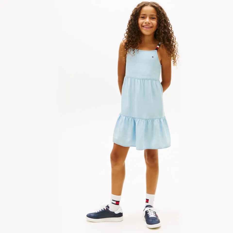 Tommy Hilfiger zomerjurk lichtblauw