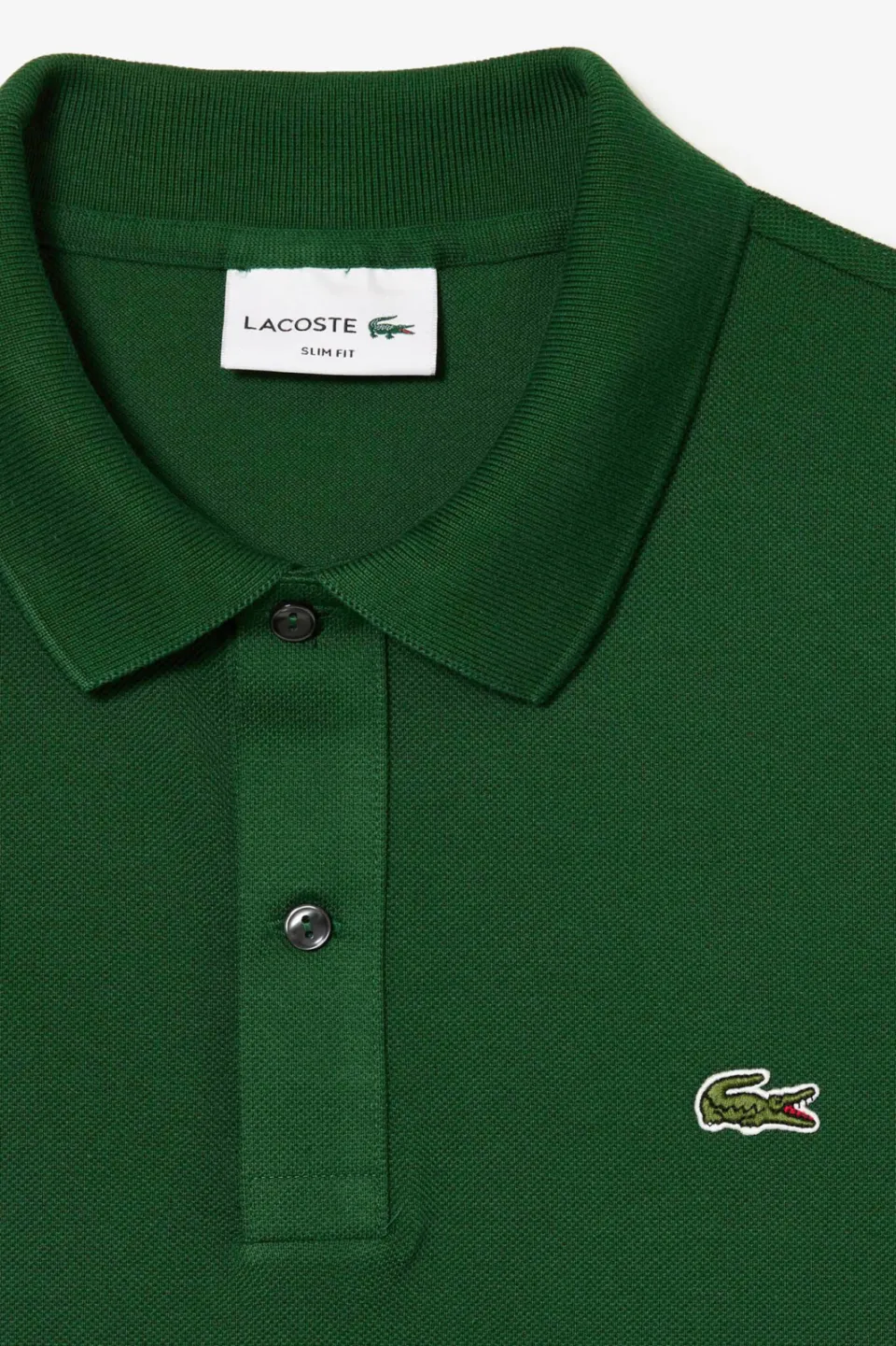 Lacoste slim polo donkergroen groen, foto 5