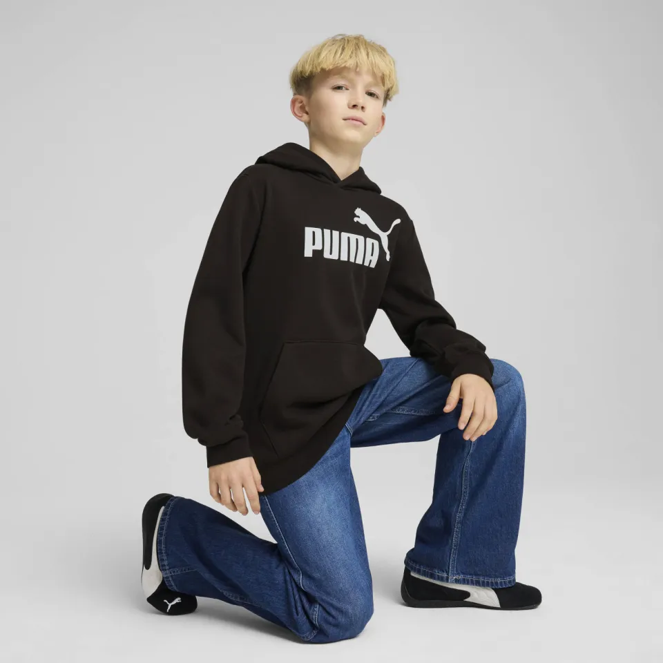 Puma hoodie Ess No. 1 zwart