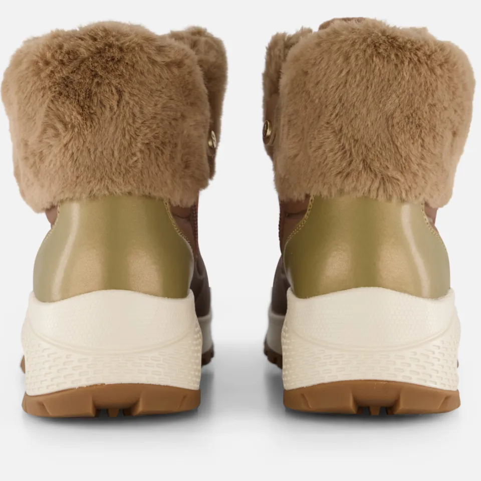 Skechers Uno Rugged Shimmer veterboots taupe, foto 4