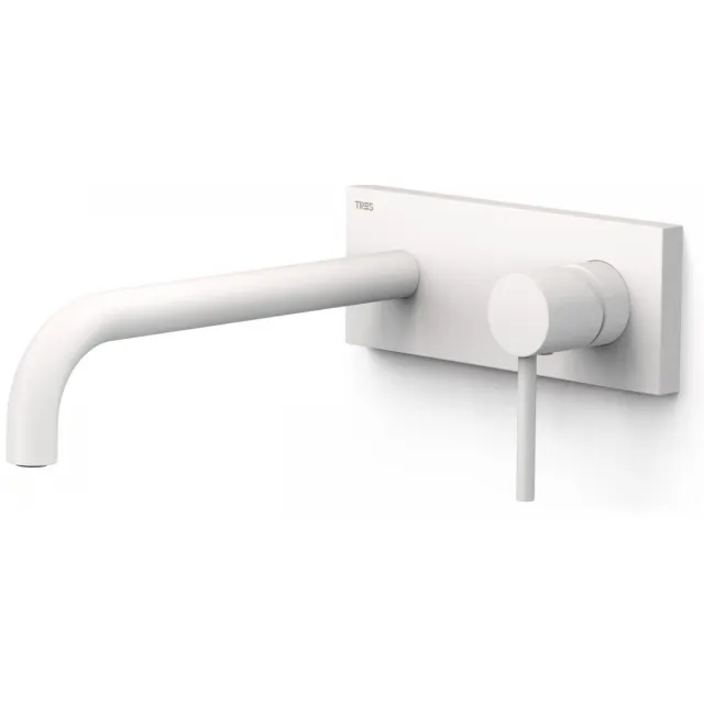 Tres Study Exclusive inbouw wastafelmengkraan mat wit Mat wit -