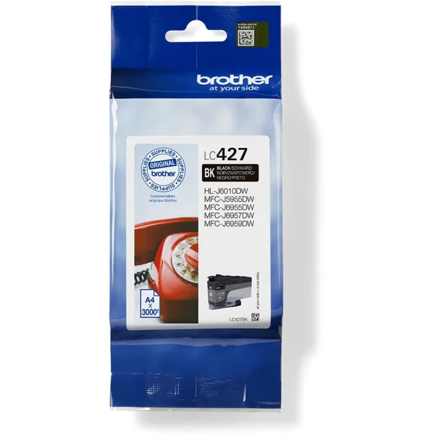 Brother LC-427BK Inktcartridge Zwart