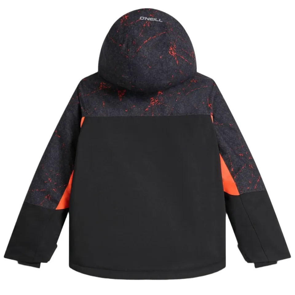 O'Neill ski-jas met print - zwart/oranje, foto 4