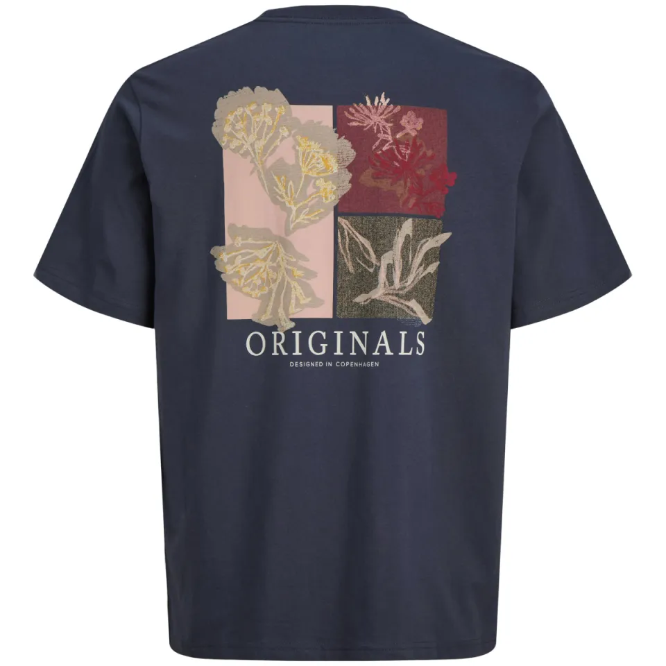 Jack & Jones T-shirt met backprint blauwgrijs, foto 4